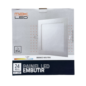 Painel de Embutir LED | 24W | MakLed