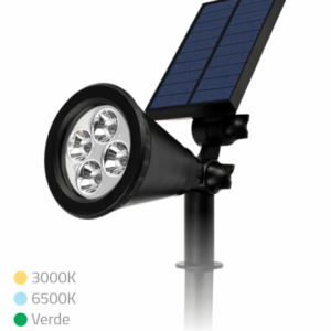 Espeto para Quintal | 4W | Fotovoltaico | RGB