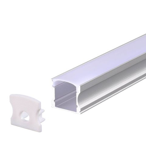 Perfil de Alumínio | Sobrepor | 1M | 1714