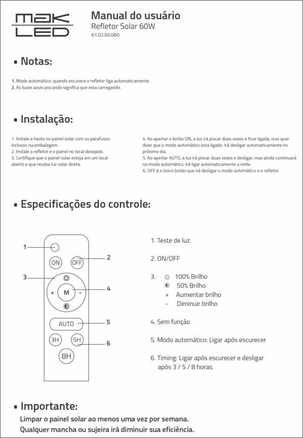 Refletor LED | 100W | Fotovoltaico | MakLed - Imagem 3