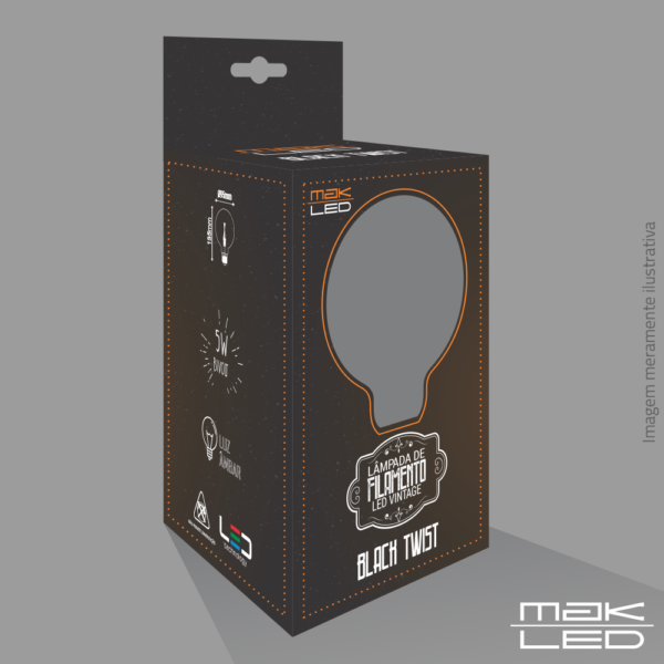 Black Twist | 5W | G125 | MakLed - Imagem 2