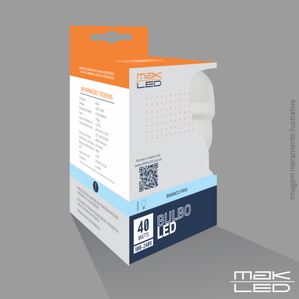 Bulbo LED | 40W | MakLed - Imagem 2