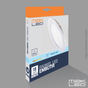 Painel Embutir LED | 18W | MakLed