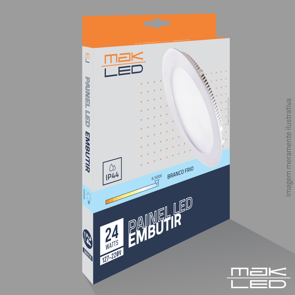 Painel Embutir LED | 24W | MakLed - Imagem 2