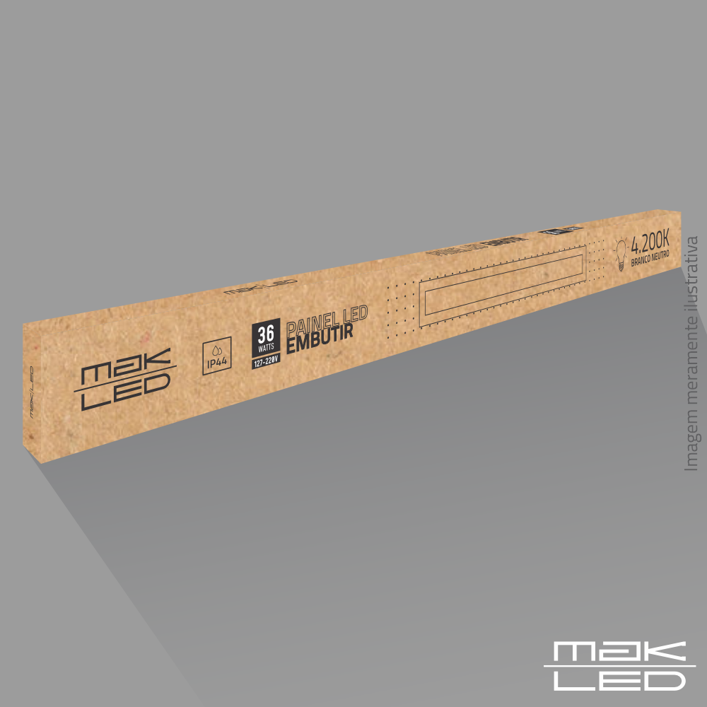 Painel Embutir LED | 36W | MakLed - Imagem 3