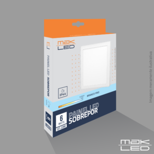 Painel Sobrepor LED | 6W | MakLed