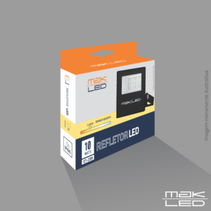 Refletor LED | 10W | SLIM | MakLed