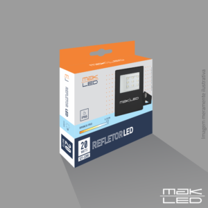 Refletor LED | 20W | SLIM | MakLed