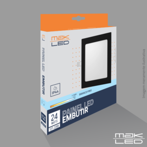 Painel Embutir LED | 24W | DOB | MakLed