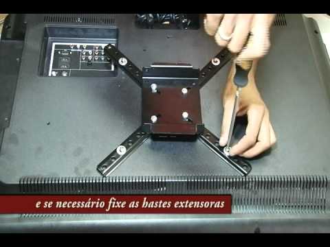 SUPORTE PARA TV LCD/LED/PLASMA 10'' A 55'' INCLINADO - BRASFORMA - Imagem 2