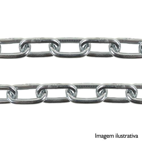 CORRENTE GALVANIZADA 6MM BALDE COM 25KG - 35 METROS - DTOOLS - Imagem 2