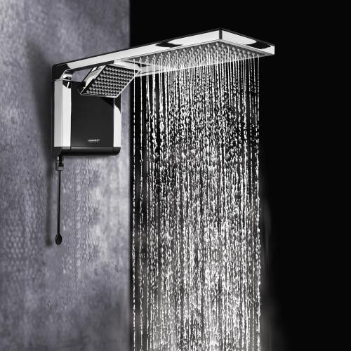 DUCHA ACQUA DUO PRETA/CROMADA 220 VOLTS - LORENZETTI - Imagem 2