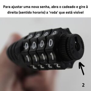 CADEADO PARA BIKE 5 X 1200MM COM SEGREDO – DTOOLS