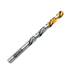 BROCA AÇO RÁPIDO COM COBERTURA TITÂNIO (E) 4MM - DTOOLS