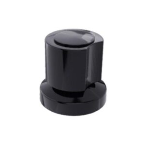 ACABAMENTO PARA REGISTRO C-40 PADRÃO DECA/DOCOL PRETO - BLUKIT
