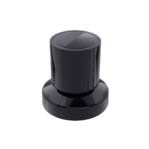 ACABAMENTO PARA REGISTRO C-40 PADRÃO DOCOL PRETO - BLUKIT