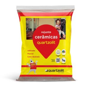REJUNTE CERÂMICAS MARROM TABACO 1KG - QUARTZOLIT