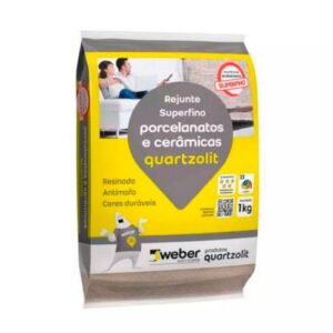 REJUNTE PORCELANATOS E CERÂMICAS MARROM TABACO 1KG - QUARTZOLIT