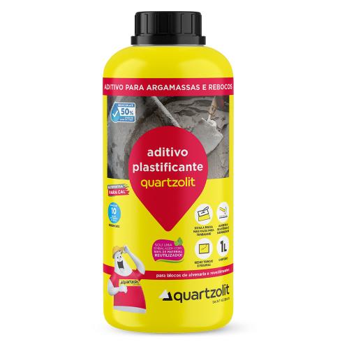 ADITIVO PLASTIFICANTE 1 LITRO - QUARTZOLIT