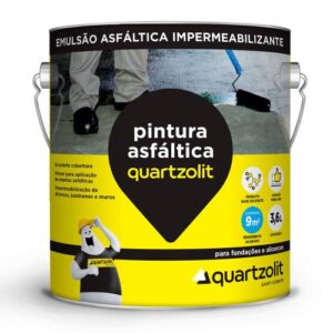 PINTURA ASFÁLTICA GALÃO 3,6 LITROS - QUARTZOLIT