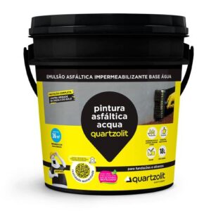 PINTURA ASFÁLTICA GALÃO 3,6 LITROS ACQUA - QUARTZOLIT