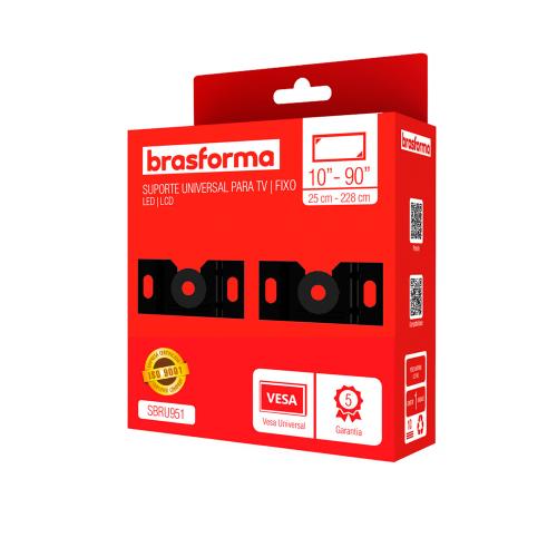 SUPORTE PARA TV UNIVERSAL 10'' A 90'' - BRASFORMA - Imagem 2