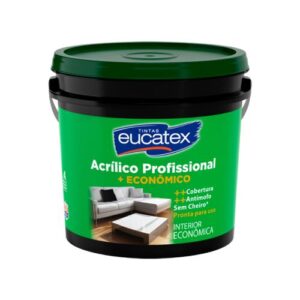 TINTA PROFISSIONAL PEG E PINTE ACRÍLICA AREIA - BALDE 15 LITROS - EUCATEX