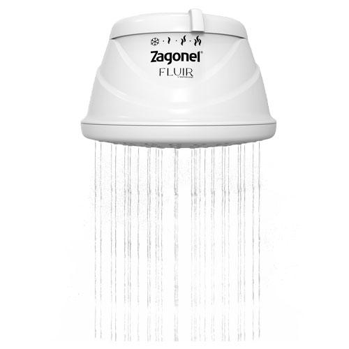 DUCHA FLUIR 4 TEMPERATURAS 127 VOLTS BRANCA - 5500 WATTS - ZAGONEL