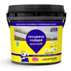 RECUPERA RODAPE BRANCO BD 12KG - QUARTZOLIT
