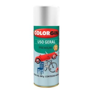 SPRAY USO GERAL CORES LISAS BRANCO ACABAMENTO (55011) - COLORGIN