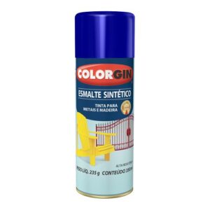 SPRAY ESMALTE SINTÉTICO AZUL COLONIAL (738) - COLORGIN