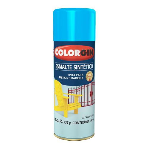 SPRAY ESMALTE SINTÉTICO AZUL MÉDIO (740) - COLORGIN