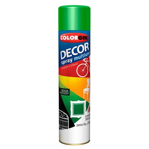 SPRAY DECOR MULTIUSO METÁLICO VERDE AMAZONAS (874) - COLORGIN