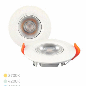 SPOT LED PC REDONDO 3W