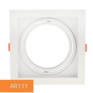 SPOT RECUADO AR111 BRANCO
