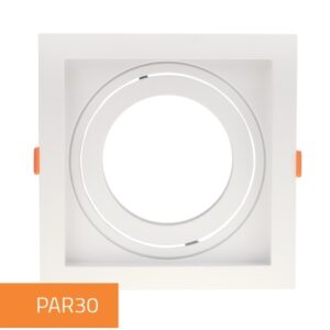 SPOT RECUADO PAR30 BRANCO