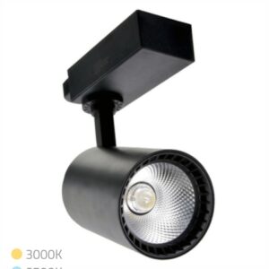 SPOT COB TRILHO PRETO 10W