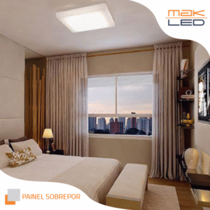 PAINEL SOBREPOR QUADRADO DOB – 12W