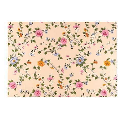 TOALHA TÉRMICA BEGE FLOR DO CAMPO - ROLO DE 1,40 X 30 METROS - DECORELLI - Imagem 2