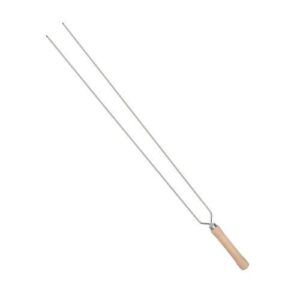 ESPETO DUPLO FINO 75CM CROMADO - MOR