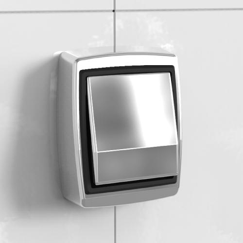 ACABAMENTO PARA VÁLVULA HYDRA LUXO CROMADO - BLUKIT - Imagem 2