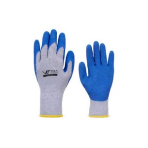 LUVAS EM ALGODÃO COM LATEX AZUL - VOLK DO BRASIL