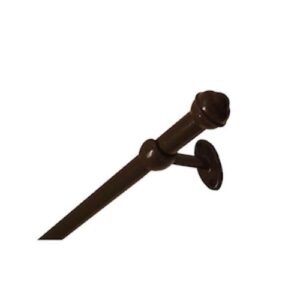 KIT PARA CORTINA SIMPLES 1,5 METROS IMBUIA PRÁTIKO - BELLA ARTE