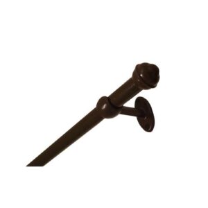 KIT PARA CORTINA SIMPLES 2 METROS IMBUIA PRÁTIKO - BELLA ARTE