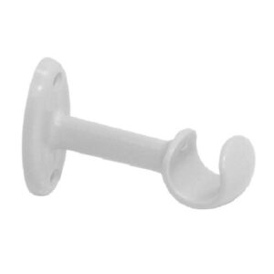 SUPORTE PARA CORTINA SIMPLES BRANCO PRÁTIKO C/2 - BELLA ARTE