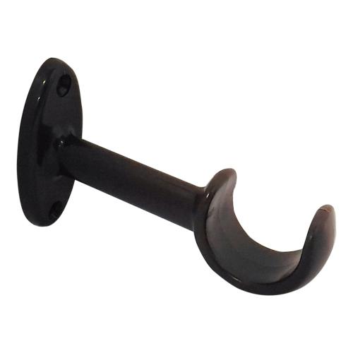 SUPORTE PARA CORTINA SIMPLES IMBUIA PRÁTIKO C/2 - BELLA ARTE