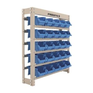 KIT ESTANTE+GAVETEIRO Nº 3 - 25 PEÇAS AZUL - PRESTO