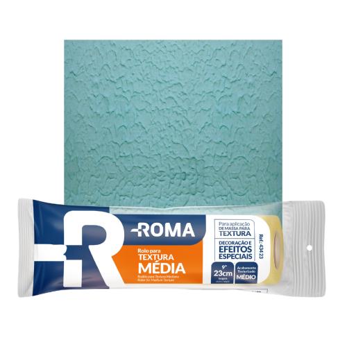 ROLO PARA TEXTURA MÉDIA 23CM SEM CABO - ROMA