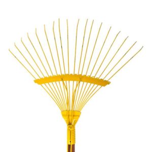 VASSOURA AÇO ARAME 18 DENTES COM CABO JARDIM – DTOOLS
