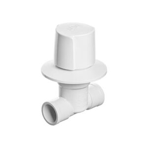 REGISTRO PRESSÃO COM CANOPLA 20MM|25MM BRANCO - HERC